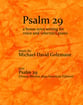 Psalm 29 Vocal Solo & Collections sheet music cover